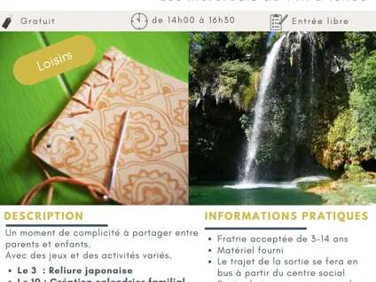 Activités parents & enfants (6-11 ans)