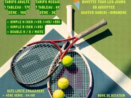 Tournoi de tennis : Route d'argent