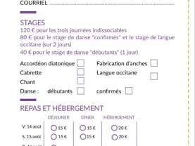 Stages d'été du CCOR
