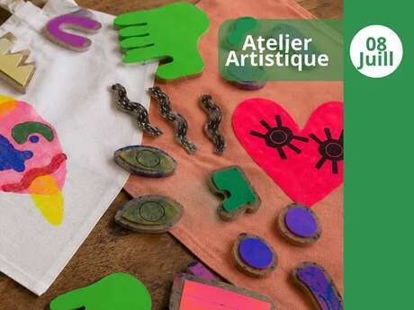 Atelier : Fabrique tes tampons et imprime ton tote bag !