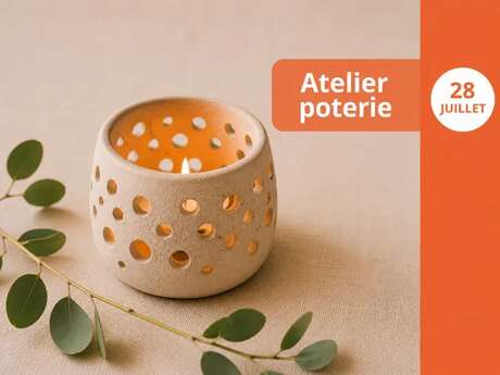 Atelier : Photophore en céramique