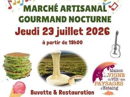 Marché artisanal et gourmand nocturne