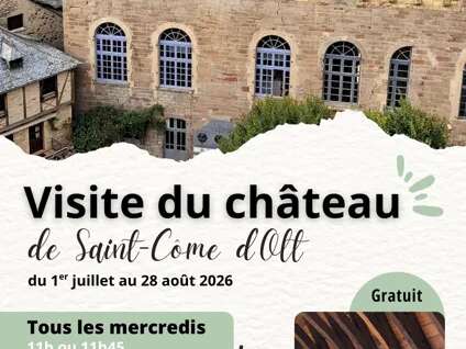 Visite guidée du château de Saint-Côme-d'Olt