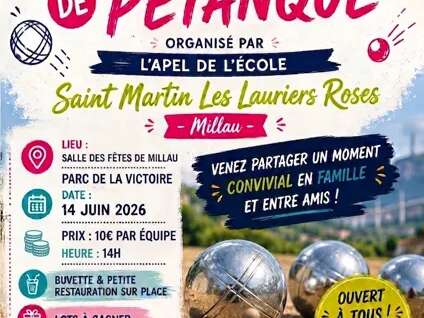 Concours de pétanque - APEL les Lauriers Roses