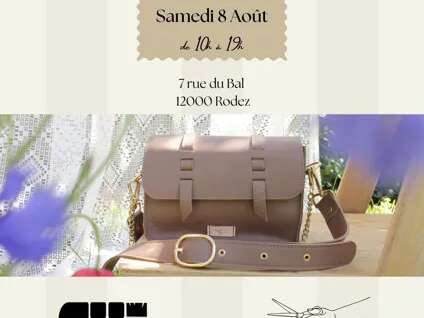 Boutique éphémère: Créations artisanales en cuir et textile