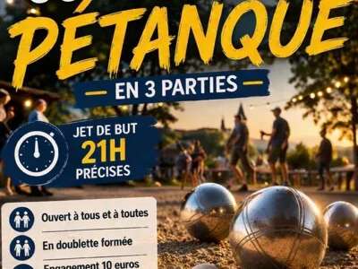 Concours de pétanque en doublette