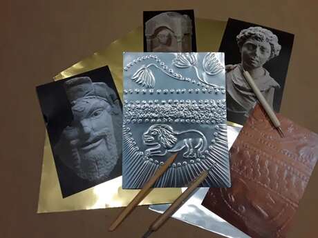 Visite/atelier pour tous : "Estampe sur métal"