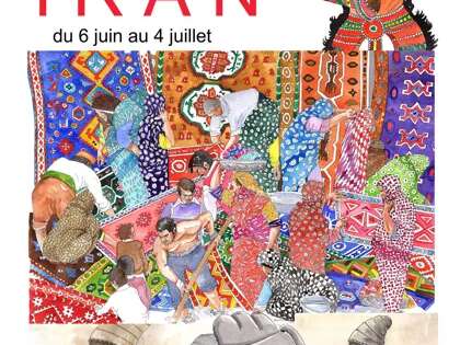 Exposition " Iran " de Daniel Casteill - Galerie du 11 rue de la Capelle