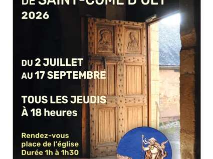 Visite commentée de Saint-Côme-d'Olt