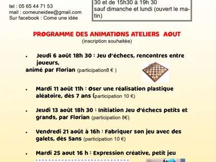Atelier - Fabrique ton jeu avec des galets !