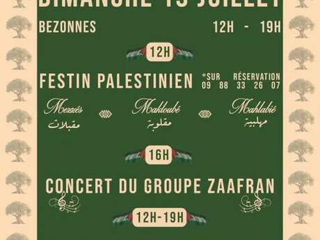 Journée culturelle aux couleurs de la Palestine à Bezonnes