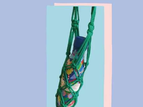 ATELIER PORTE-GOURDE EN MACRAMÉ