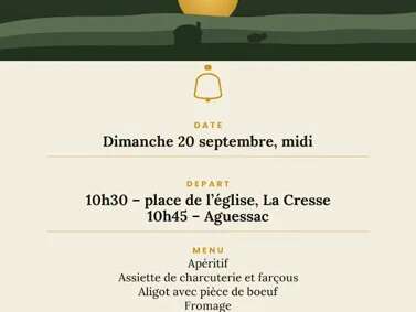 Sortie sur l'Aubrac au départ de la Cresse et départ d'Aguessac - Déjeuner au buron de la Sistre