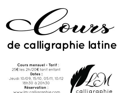 Cours de calligraphie latine