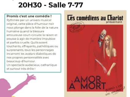 Théâtre : "AMOR À MORT" par Les comédiens au chariot