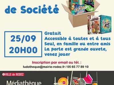 Soirée jeux à la Ludothèque de Rodez