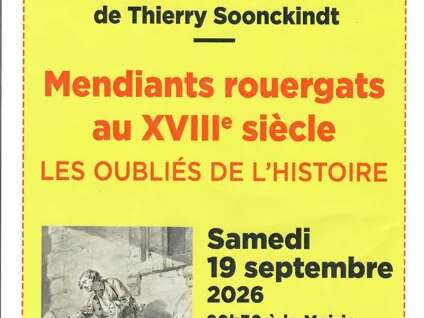 Conférence - "Mendiants rouergats au XVIIIe siècle, les oubliés de l'histoire"