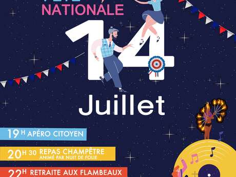 Fête Nationale 14 juillet - St Gervais la Forêt
