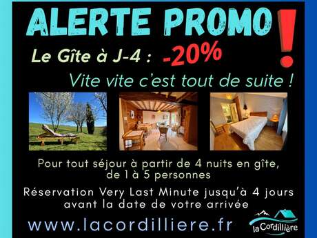 Bon plan "GÎTE LA CORDILLIÈRE"