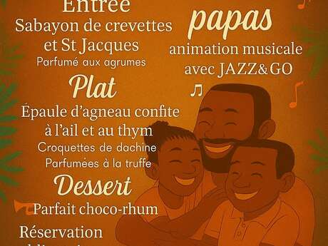 Menu de la Fête des Mères (Restaurant LPG)