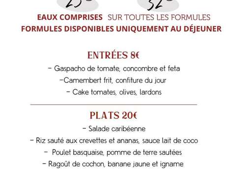Menu de la semaine (Kay'Bô)