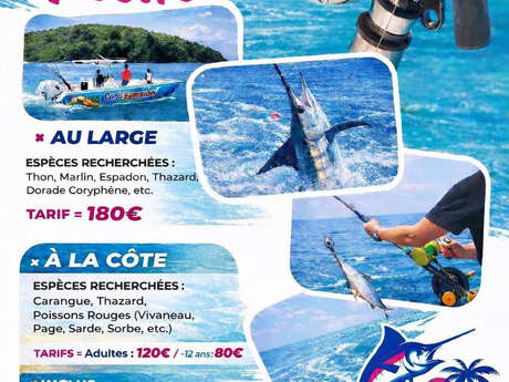 Sortie pêche à la côte (Carib Evasion)