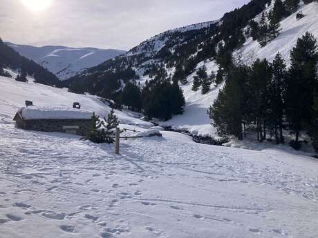 PARCOURS RAQUETTE N°7- LE REFUGE DE LAS PLANES
