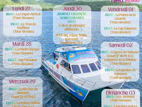 Programme des Plongées (Espace Plongée)
