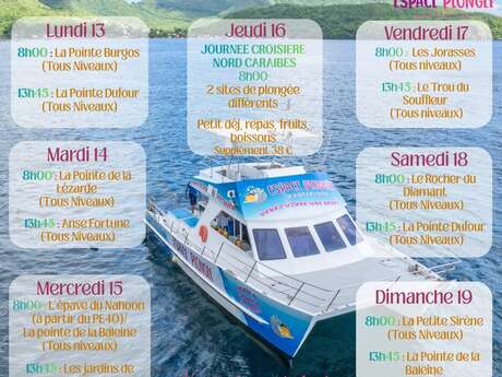 Programme des Plongées (Espace Plongée)