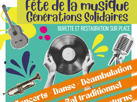 Fête de la musique générations solidaires