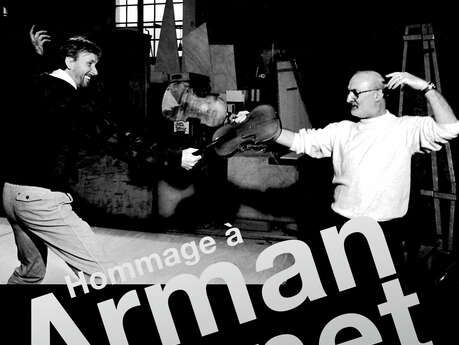 Hommage à Arman et exposition Bernar Venet