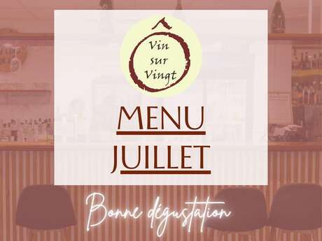 Menu du mois (O vin sur vingt)