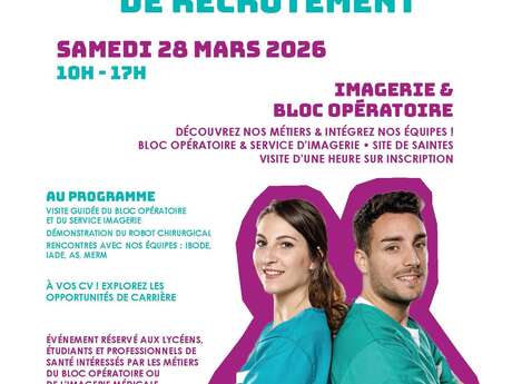 Portes ouvertes recrutement : bloc opératoire et imagerie