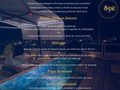 Menu de Noël Étoilé (Restaurant Le Blue)