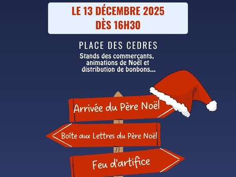 Feu d'artifice de Noël