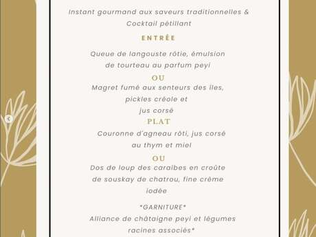 Menu de la Fête des Mères (Delim's)