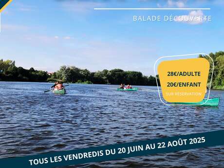 Balade crépusculaire en Canoë