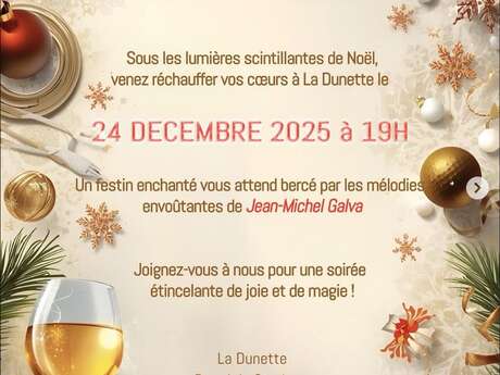 Menu de Noël (La Dunette - Hôtel La Dunette)