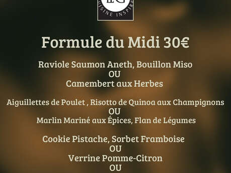 Menu de la semaine (Restaurant LPG)