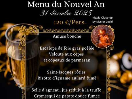 Menu du Nouvel An (Restaurant LPG)