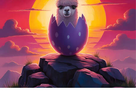 Petit-déjeuner des lamas "A la recherche des mystérieux oeufs d'or