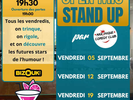 Open Mic Stand up (Le Punch - Karibéa Hôtel Valmeniere ***)