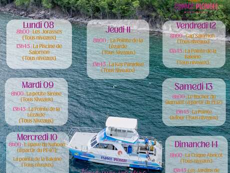 Programme des Plongées (Espace Plongée)