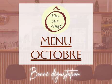 Menu du mois (O vin sur vingt)