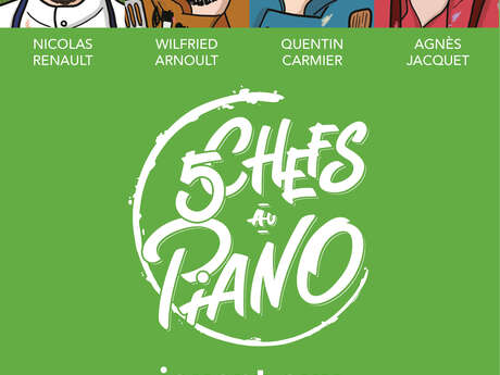 5 Chefs au piano jouent aux impressionnistes à Blois