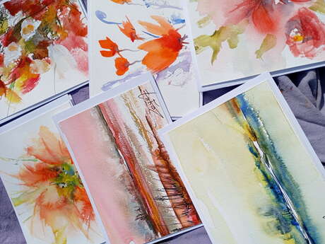 Atelier découverte de l'aquarelle par Bruno Lopez