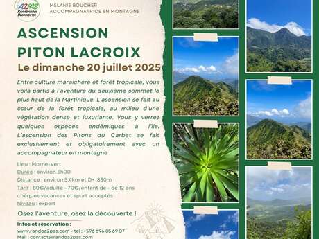 Randonnée Ascension Piton Lacroix (Rando A2Pas)