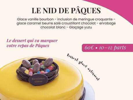 Nid de Pâques (Excellence Glaces)