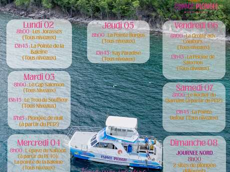 Programme des Plongées (Espace Plongée)