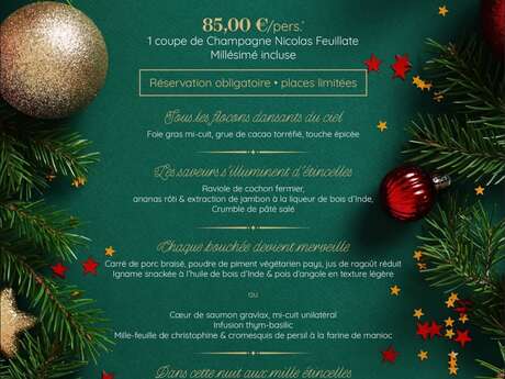 Menu de Noël (Bolibar - Simon Hotel****)